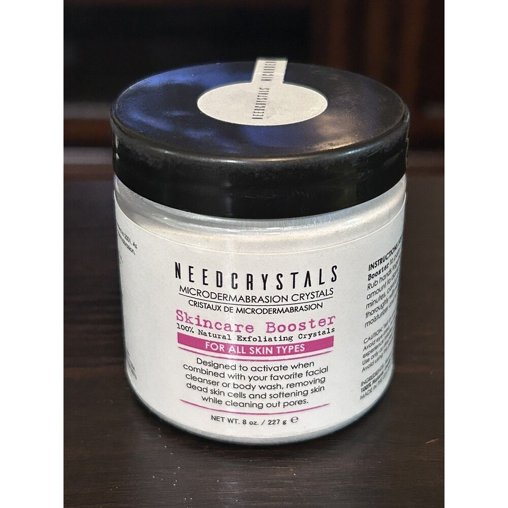 New NeedCrystals Microdermabrasion Crystals 8 oz. / 227 g DIY Natural Face Scrub